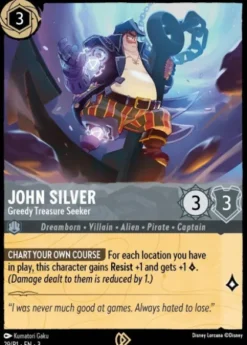 John Silver, Greedy Treasure Seeker (foil) - Promo Set 1