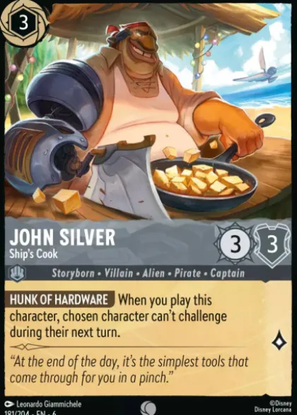 John Silver, Ship's Cook - Azurite Sea