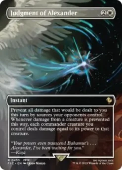 Judgment of Alexander (foil) (borderless) - Final Fantasy Commander Varianten