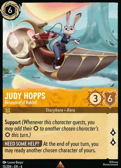 Judy Hopps, Resourceful Rabbit (foil) - Azurite Sea