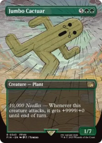 Jumbo Cactuar (#343) (foil) (borderless) - Final Fantasy Varianten