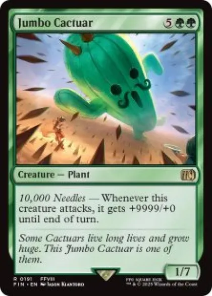 Jumbo Cactuar (foil) - Final Fantasy