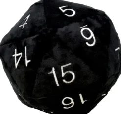 Jumbo D20 Plush Black