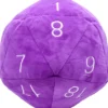 Jumbo D20 Plush Purple