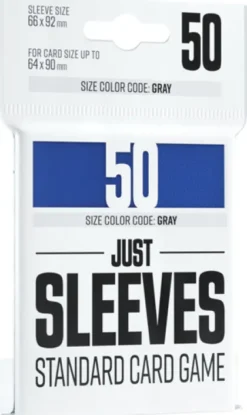 Just Sleeves - Standard Card Game Sleeves: Blue (50 stuks)
