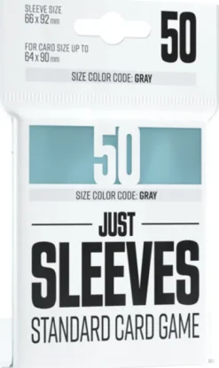 Just Sleeves - Standard Card Game Sleeves: Clear (50 stuks)