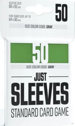 Just Sleeves - Standard Card Game Sleeves: Green (50 stuks)
