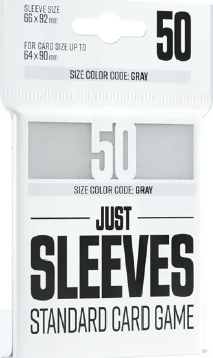 Just Sleeves - Standard Card Game Sleeves: White (50 stuks)
