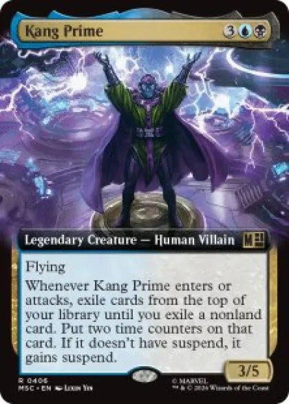 Kang Prime (extended art) - Marvel Super Heroes Commander Varianten