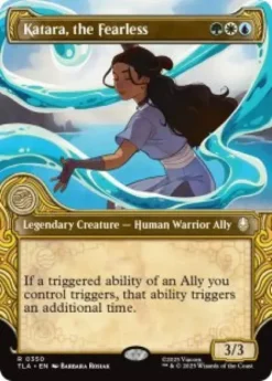 Katara, the Fearless (#350) (foil) (showcase) - Avatar: The Last Airbender Varianten