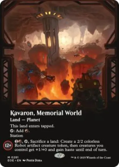 Kavaron, Memorial World (#281) (borderless) - Edge of Eternities Varianten
