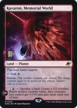 Kavaron, Memorial World (foil) - Edge of Eternities prerelease Promo's