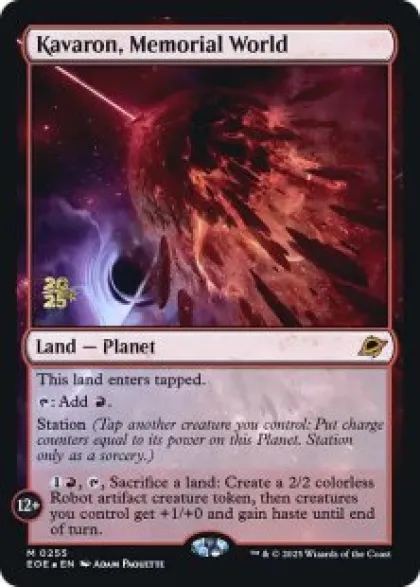 Kavaron, Memorial World (foil) - Edge of Eternities prerelease Promo's