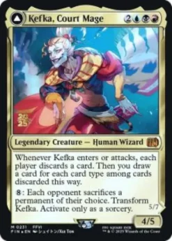 Kefka, Court Mage (foil) - Final Fantasy Prerelease Promo's