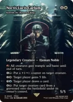Kenrith, the Returned King (foil) (showcase) - Final Fantasy Through the Ages