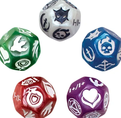 Keyword Counters Dice Set (5 stuks)