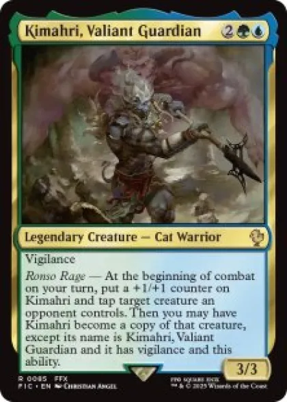 Kimahri, Valiant Guardian - Final Fantasy Commander