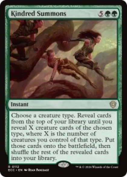 Kindred Summons - Lorwyn Eclipsed Commander