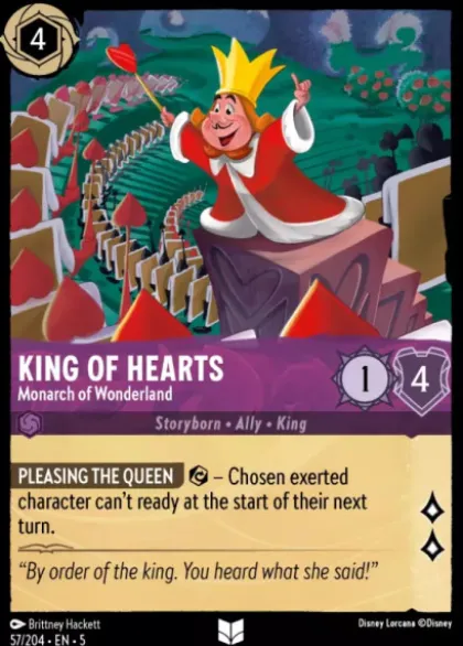 King of Hearts, Monarch of Wonderland (foil) - Shimmering Skies