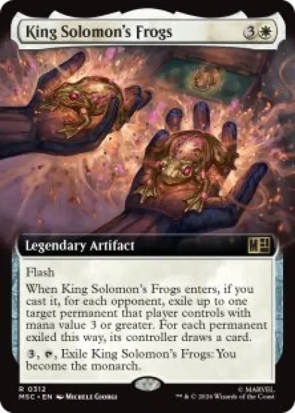 King Solomon's Frogs (extended art) - Marvel Super Heroes Commander Varianten