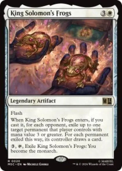 King Solomon's Frogs (surge foil) - Marvel Super Heroes Commander