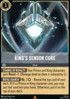King's Sensor Core (foil) - Azurite Sea