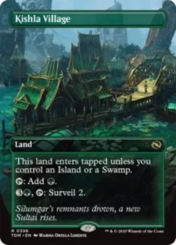 Kishla Village (foil) (borderless) - Tarkir: Dragonstorm Varianten