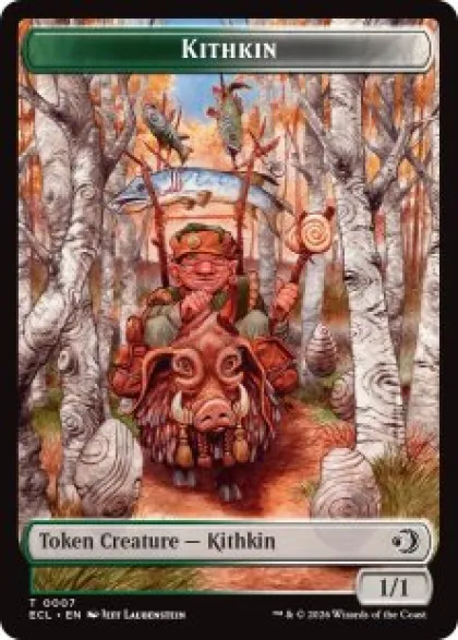 Kithkin token (foil) (1/1) - Lorwyn Eclipsed