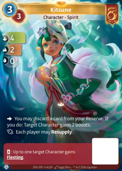 Kitsune (U-6139) - Altered Non-Kickstarter Uniques