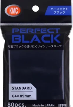 KMC - Standard Sleeves Perfect Size: Black 64 x 89 mm (80 stuks)