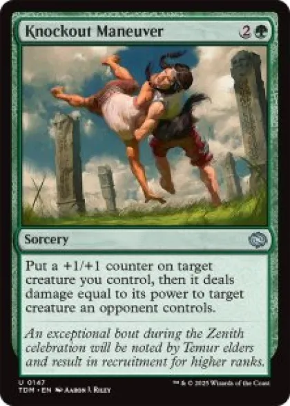 Knockout Maneuver - Tarkir: Dragonstorm