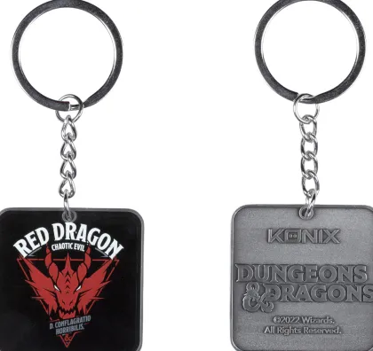 Konix Dungeons and Dragons - Red Dragon Keychain