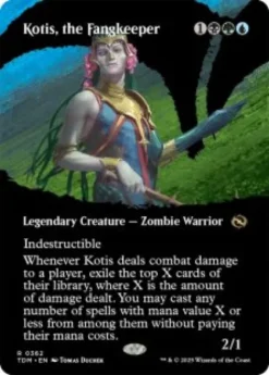 Kotis, the Fangkeeper (foil) (borderless) - Tarkir: Dragonstorm Varianten