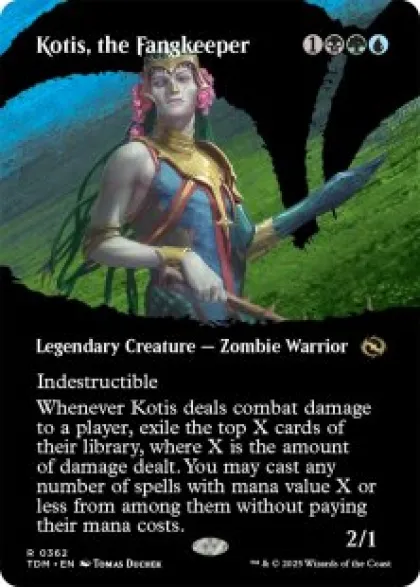 Kotis, the Fangkeeper (foil) (borderless) - Tarkir: Dragonstorm Varianten