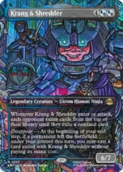 Krang & Shredder (#201) (borderless) - Teenage Mutant Ninja Turtles Varianten