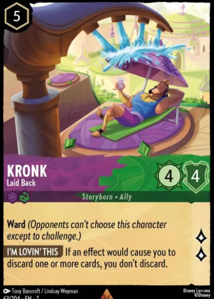 Kronk, Laid Back (foil) - Archazia's island