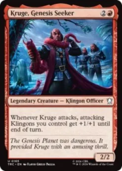 Kruge, Genesis Seeker - Star Trek Commander