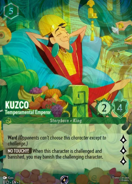 Kuzco, Temperamental Emperor (borderless) - Challenge