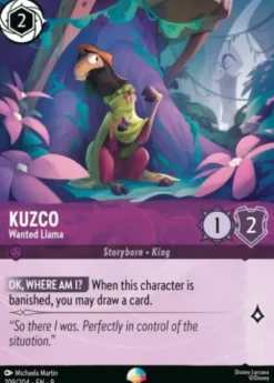 Kuzco, Wanted Llama (foil) (borderless) - Fabled