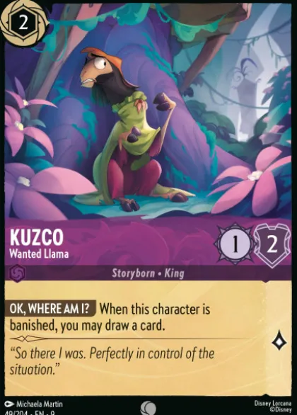 Kuzco, Wanted Llama (foil) - Fabled
