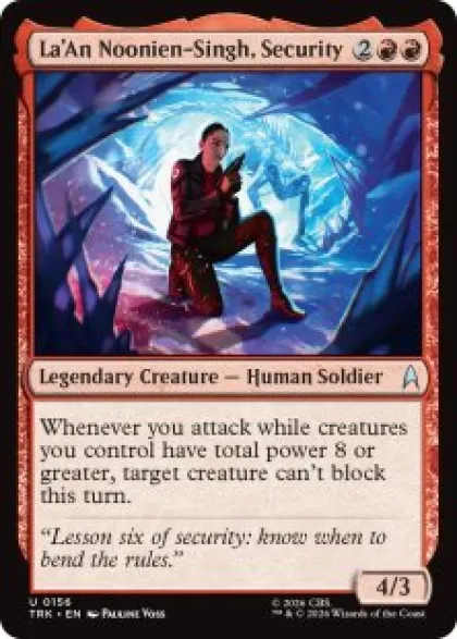 La'An Noonien-Singh, Security - Star Trek