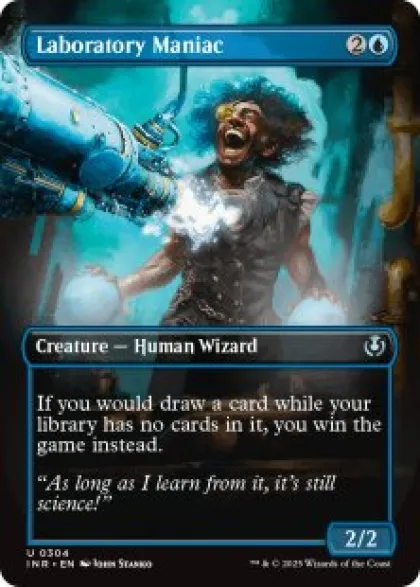 Laboratory Maniac (#304) (foil) (borderless) - Innistrad Remastered Varianten