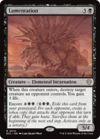 Lamentation - Lorwyn Eclipsed Commander