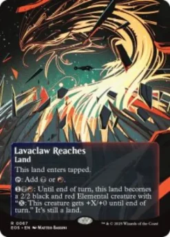 Lavaclaw Reaches (#67) (borderless) - Edge of Eternities Stellar Sights