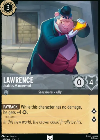 Lawrence, Jealous Manservant (foil) - Fabled