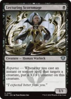 Lecturing Scornmage (foil) - Secrets of Strixhaven
