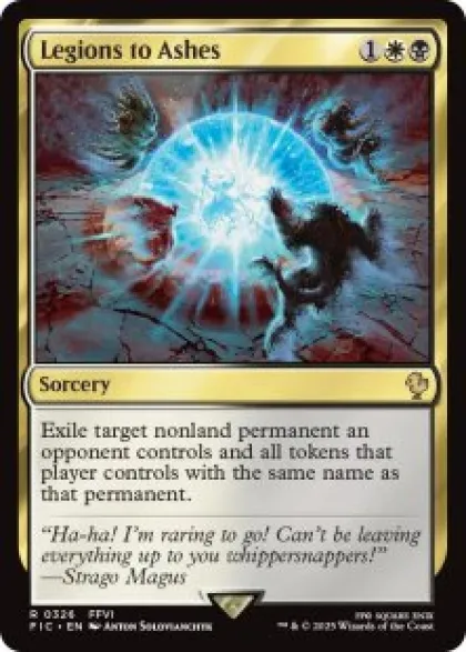 Legions to Ashes (surge foil) - Final Fantasy Commander
