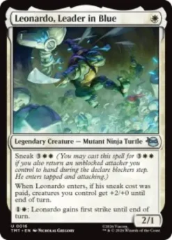 Leonardo, Leader in Blue (foil) - Teenage Mutant Ninja Turtles