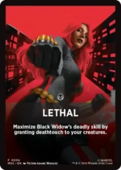 Lethal front card - Marvel Super Heroes Commander