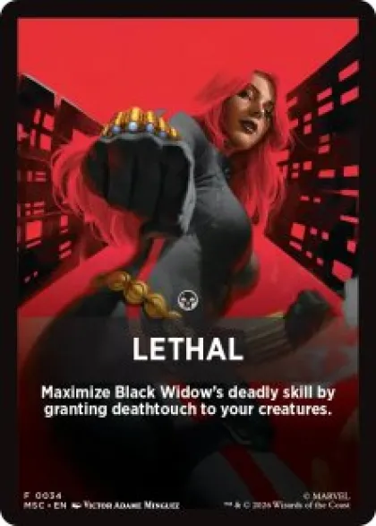 Lethal front card - Marvel Super Heroes Commander